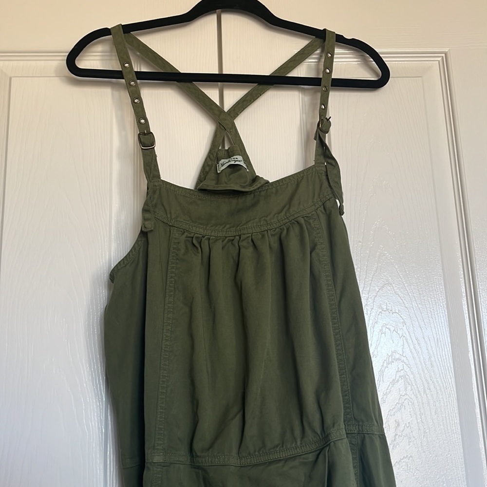 Harem style drop crotch cute jumper overalls - Picture 6 of 13